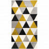 ALECTO Tapis Tao Scandi - 80 x 150 cm - Jaune