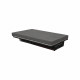 Banquette clic clac 120 x 190 cm - Tissu noir - L 195 x P 90 x H 84 cm - DIOPLAC