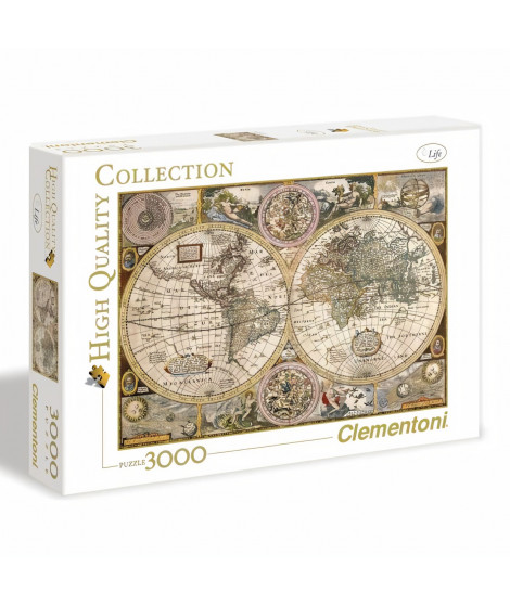 PUZZLE 3000 pieces - Carte ancienne - 188 X 84 cm