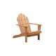 Fauteuil de jardin inclinable en Acacia FSC - 72,5 x 89,5 x H.94 cm