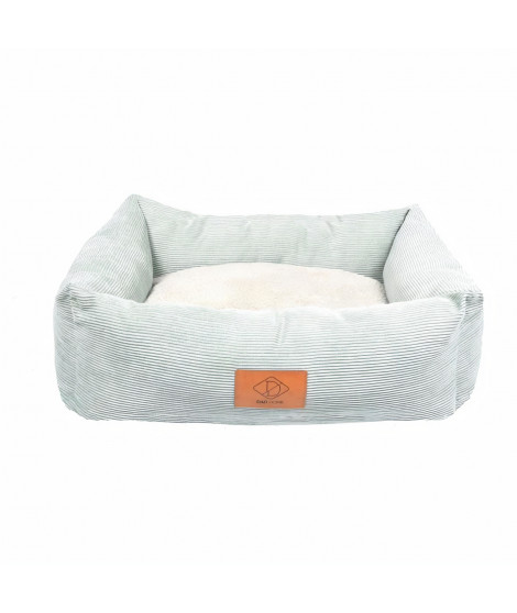 EUROPET BERNINA Sofa panier bas Corduroy D&D - Vert - Pour chien