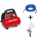 MECAFER Compresseur New Vento 6 litres - 1,5HP + Kit peinture