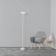 COREP Lampadaire en métal Halogene - Ø24 cm - Blanc