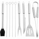 BEAU RIVAGE  Set d'ustensiles pour barbecue 6 pieces