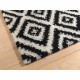 NAZAR Tapis Shaggy Tavla - 150 x 220 cm - Noir