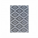 NAZAR Tapis d'extérieur résistant aux UV - Gris et blanc - 160 x 230 cm