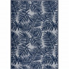 NAZAR Tapis d'extérieur résistant aux UV - bleu et blanc - 120 x 160 cm