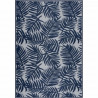 NAZAR Tapis d'extérieur résistant aux UV - bleu et blanc - 120 x 160 cm