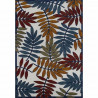 NAZAR Tapis d'extérieur et d'intérieur résistant aux UV moderne - Bleu, rouge et vert - 120 x 160 cm