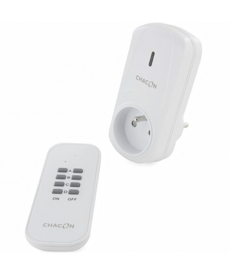 CHACON Set de 1 prise on / off + télécommande (3500 W - FR)