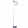 JUSTIN Lampadaire 145 cm E27 60W blanc et anthracite