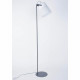 JUSTIN Lampadaire 145 cm E27 60W blanc et anthracite