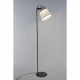 JUSTIN Lampadaire 145 cm E27 60W blanc et anthracite