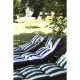 JARDIN PRIVE Bain de soleil Flocons Cancale Jp - 180 x 56 x 10 cm - Vert