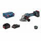 Meuleuse BOSCH PROFESSIONAL GWS 18V-15 SC + 2 batteries 5.5Ah ProCORE18V + GAL 1880 CV L-Boxx