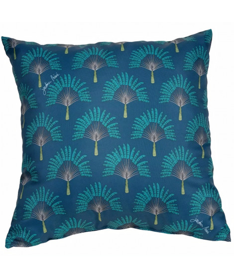 JARDIN PRIVE Coussin déco Jakarta - 40 x 40 cm - Marine