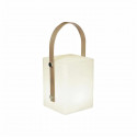 TIKY Lanterne sans fil poignée bambou - LED blanc chaud/multicolore dimmable - H27cm