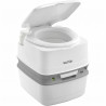 Toilette portable + pompe piston blanc