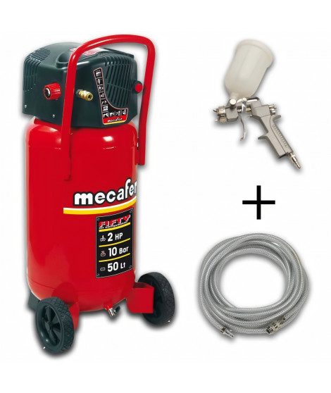 MECAFER Compresseur Fifty 50L + Kit peinture