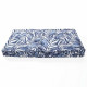 COTTON WOOD Matelas de sol coton imprimé - 60 x 120 x 15 cm - Blue Palm