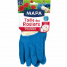 MAPA - Taille des Rosiers - Gants de Jardinage Textile 100% Coton - Anti-Perforation - Idéal taille des épineux - Bleus - Tai…