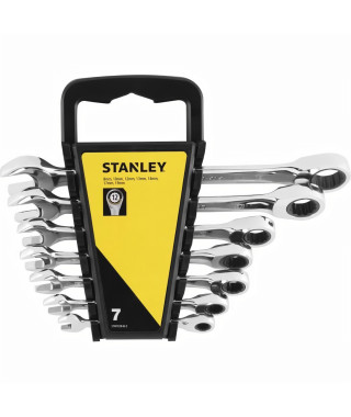 STANLEY CLÉS MIXTES a CLIQUET - 7 PCS