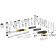 STANLEY COFFRET DE DOUILLES Œ'' + œ'' - JEU DE 72 PCS