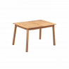 Table de jardin extensible 6 a 8 personnes - 120-180 x 100 x H.75 cm - Acacia FSC - Extension papillon