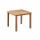 Table de jardin carré 4 personnes - 90 x 90 x H.74 cm - Acacia FSC