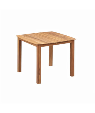 Table de jardin carré 4 personnes - 90 x 90 x H.74 cm - Acacia FSC