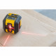 STANLEY NIVEAU LASER CROIX + EQUERRAGE  CROSS90 - ROUGE