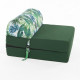 Chauffeuse 1 place - Tissu Vert Depp Jungle - L 58 x P 75 x H 45 cm