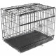 VADIGRAN Cage métallique pliable Premium - 76 x 53 x 61 cm - Noir - Pour chien