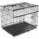 VADIGRAN Cage métallique pliable Premium - 76 x 53 x 61 cm - Noir - Pour chien