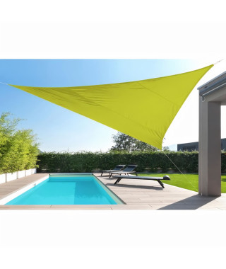 Toile triangulaire 5M vert anis