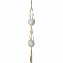 MACRAMÉ DOBLE  NoeUD CARRÉ NATUREL 120 CM