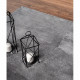 NAZAR Tapis shaggy style moderne - 80x150 cm - Gris anthracite