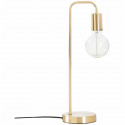 Lampe droit Metal et ciment - Keli - Doré - H 45 cm