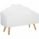 Coffre a jouets nuage - Blanc