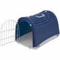 VADIGRAN Transport plastique Linus Cabrio - 50x32x34,5 cm - Bleu - Pour chat