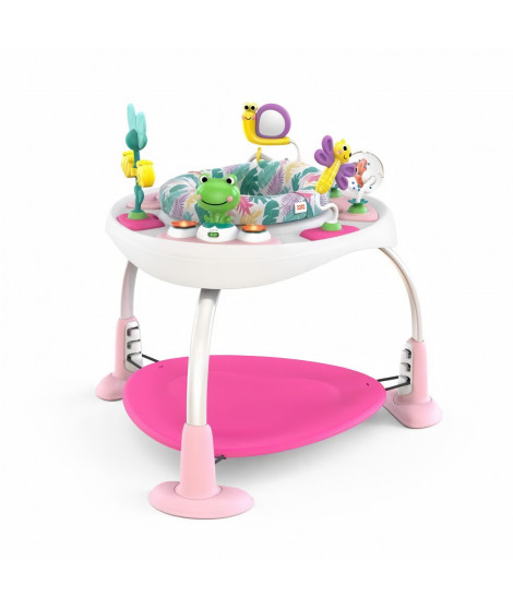 BRIGHT STARTS Aire d'éveil Bounce Bounce Baby 2-in-1 Activity Jumper & Table - Playful Palms
