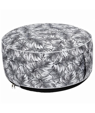 CMP Pouf gonflable natural wild - Blanc et noir - M6