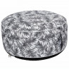 CMP Pouf gonflable natural wild - Blanc et noir - M6