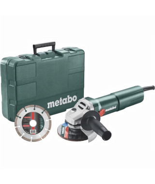 METABO Meuleuse 125 mm W 1100-125 Set Coffret  + diamond cutting disc