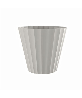 PLASTIKEN Pot Doric Maceta - Ø26 x 23 cm - Blanc