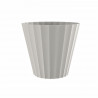 PLASTIKEN Pot Doric Maceta - Ø26 x 23 cm - Blanc