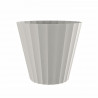 PLASTIKEN Pot Doric Maceta - Ø 32 x 29 cm - Blanc