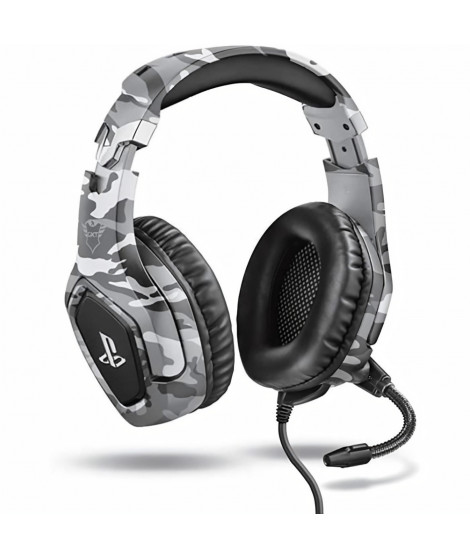 Casque-Micro Gaming - TRUST - Forze - Gris - PS4