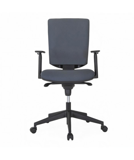 Chaise de bureau - Tissu Gris - L 69 x P 69 x H 106 cm - HASHTAG