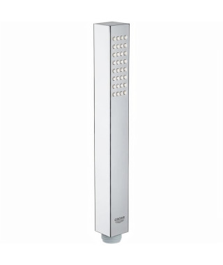 GROHE Douchette 1 jet Euphoria Cube Stick 27699000 - Limiteur de débit - Anti-calcaire - Montage universel - Chrome